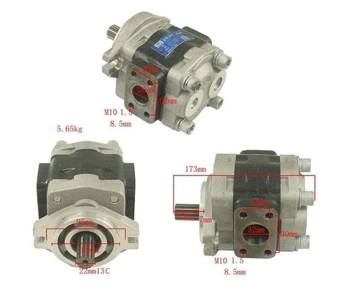 Forklift Parts Hydraulic Gear Pump For CPCD50~70, Original (CBHEC-G36-AF-P2) best