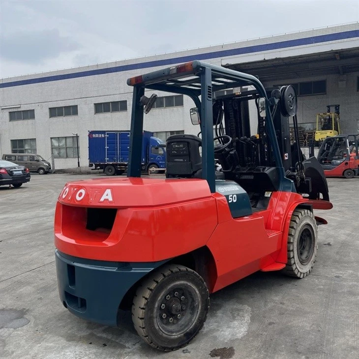Hanzhi Original Japan Second-hand Forklift 7fd50 Counter Balanced Diesel Forklift